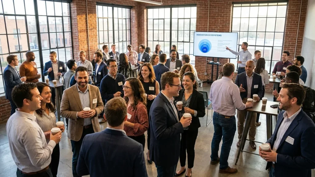 Meetupy startupowe – dlaczego warto uczestniczyć i jak odnaleźć swoją ścieżkę w ekosystemie innowacji - featured