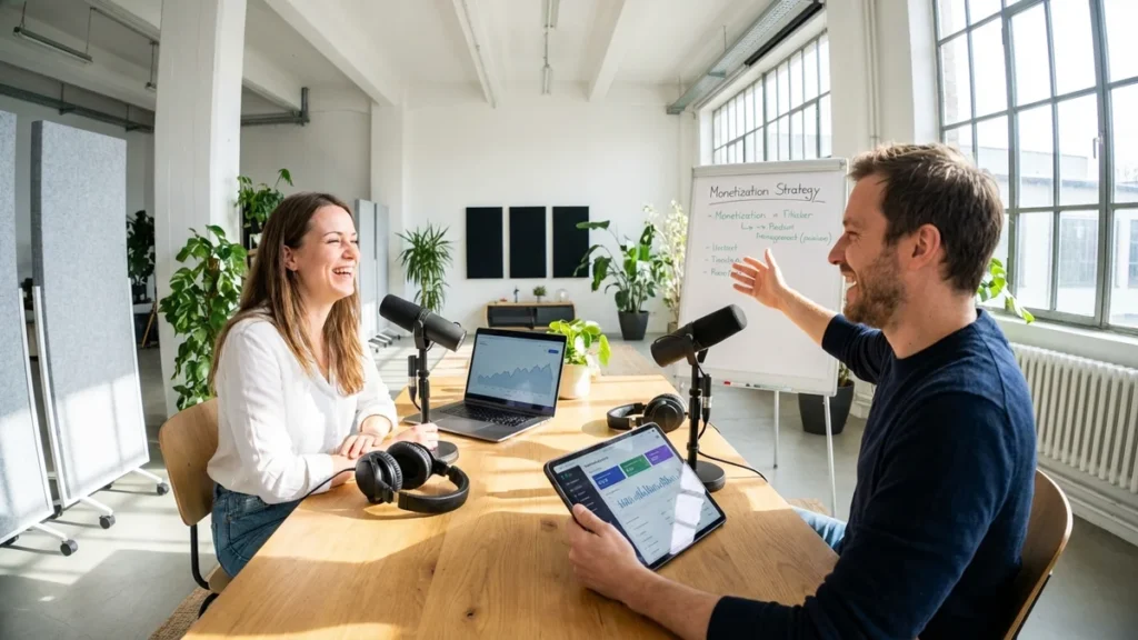 Podcast jako biznes - jak zbudować dochodowy projekt audio i zarabiać na podcastingu - featured