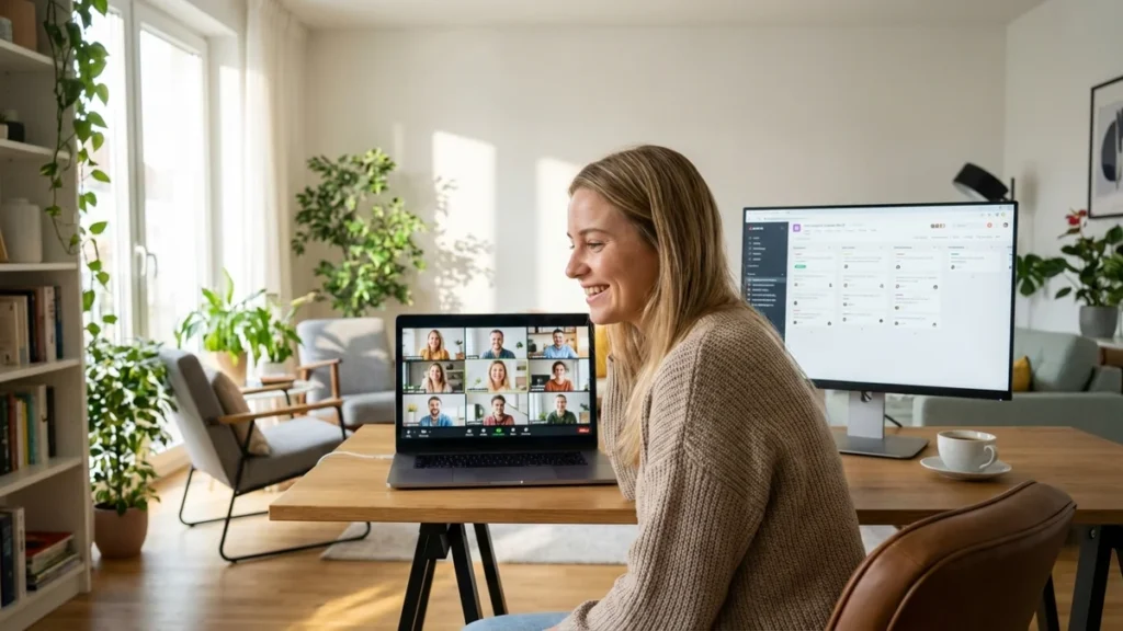 Remote work w młodej firmie - jak zbudować efektywny zespół zdalny od podstaw - featured