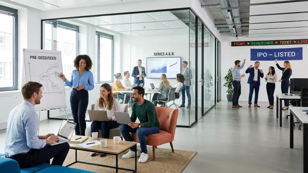 Rundy finansowania – od Pre-seed do IPO: kompletny przewodnik po etapach rozwoju startupu - featured