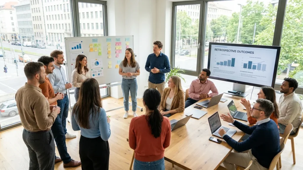 Stand-upy i retrospektywy - klucz do efektywnego zarządzania zespołem i projektami - featured